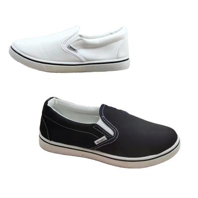 China TPR/PVC/RUBBER 2022 Casual Round Canvas Shoes Trendy Walking Running Ladies Slip On Loafers Canvas Shoes For Kids for sale