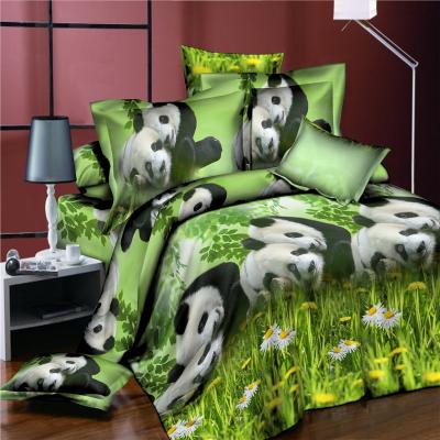 China Nondisposable Stylish Cute Animal 3D Printing Bedroom Decor 4 Pcs Bedding Set, New Design Queen Size Soft Comforter Bed Sets for sale