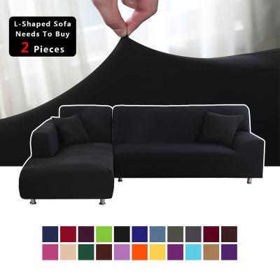 China Sofa Corner Sofa Covers Elastic Stretch Breathable L Shape Corner Sofa Cover Couch Covers For Sectionals for sale