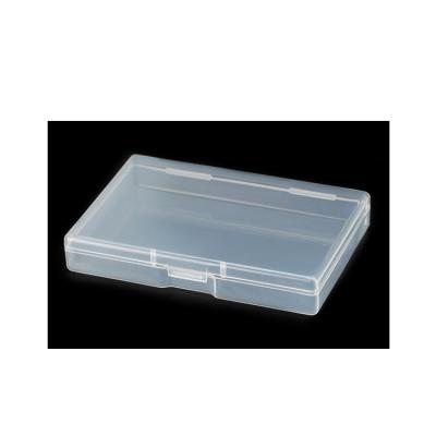 China Wholesale Customized Cheap Flip Rectangle Flip PP Clear Hard Plastic Box for sale