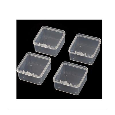 China Durable Flip And Custom Square Clear Environmental Protection Flip PP Plastic Packaging Box New for sale