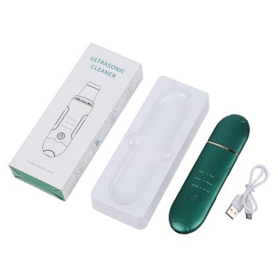 China High Quality Ultrasonic Face Massager Face Lift Scrubber Facial Cleaner Skin Vibration Peel Ultra Scrubber for sale