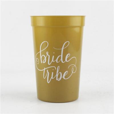 China Viable 12 oz Gold Bride Tribe Stadium Mug for sale