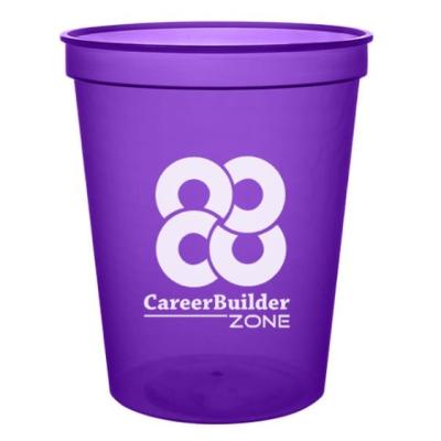 China Stadium Mug Minimalist Purple Translucent Squat for sale