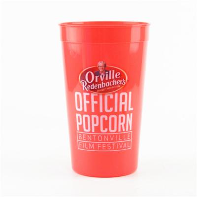 China 32 oz promotional viable. Stadium fluted plastic cup for sale