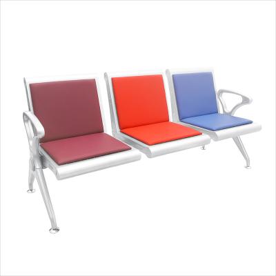 China Factory Supply Modern Clinic Reception 3-Seater Waiting Room Chair Airport Chair for sale