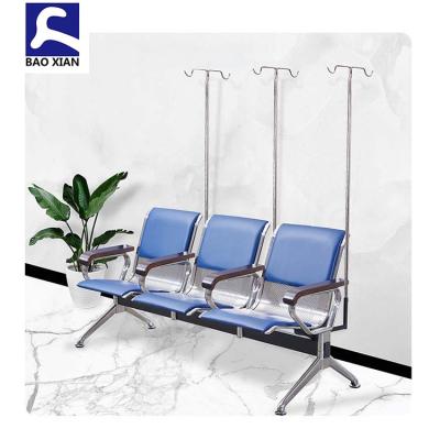 China Modern Commercial Metal Airport Seating Chair Airport Furniture Hospital Waiting Chair for sale