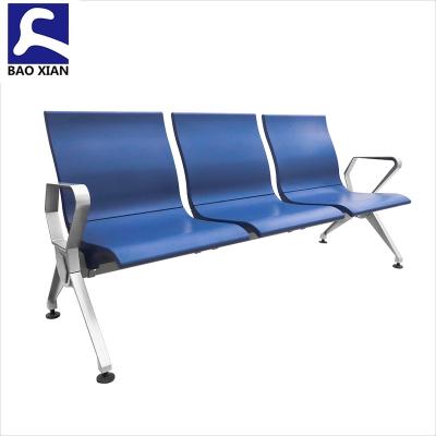 China Modern manufacturer Foshan BAOXIAN 3 seater airport waiting chair L021H-3 for sale