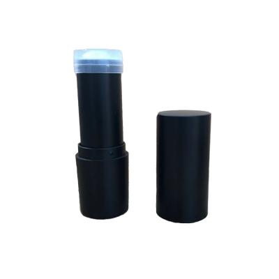 China 10g Cosmetic Round Plastic Empty Bottom Filling Round Foundation Stick Container for sale