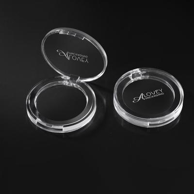 China Other eyeshadow packaging face powder case transparent single makeup contract case d48mm for sale