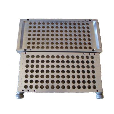 China Lipstick Filling Mold China Manufacture 6/12/24/48/72/96 Cavities Aluminum Lipstick Mold for sale