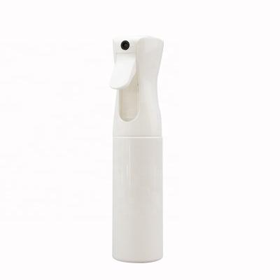 China 300ml Cosmetic Design Professional Cosmetic PET Plastic Water Bottle With White High Pressure Spray for sale