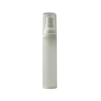 China Custom 30ml pp cosmetic refillable cosmetic plastic material airless bottle for lotion for sale