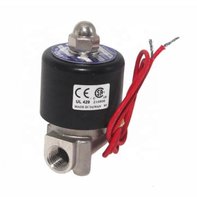 China Factory Genuine CE MIT-Unid-CNS UL429 CAS Unid SUS-8 AC220V G1/4 Stainless Steel Solenoid Valve for sale