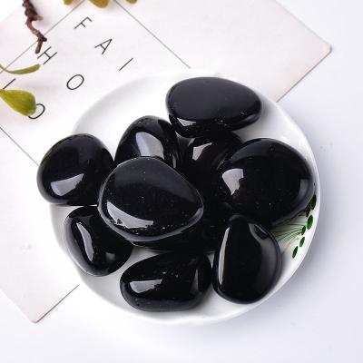 China China Natural Crystals Minerals Polished Raw Stone Tumbled Crystal Gravel For Stones Obsidian Aquarium for sale