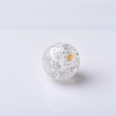 China China Natural Fire and Ice Ball Crystal Quartz Polished Clear Quartz for Feng Shui Ornaments for sale