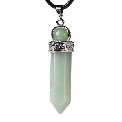 China Natural Trendy Jewelry Aventurine Crystal Pendant Meditation Healing Stone for Ladies Jewelry Gift for sale