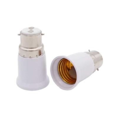 China Smart Bulb Security Camera B22 to E27 Adapter Converter Socket Lamp Holder for LED Bulb Lamp for sale