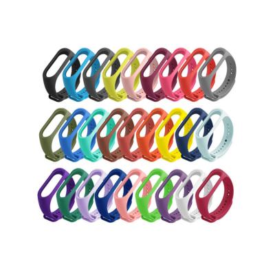 China TPU Wristband Strap Silicone Wristband Strap Replacement For Xiaomi Band 4 MiBand 6 5 4 3 Wrist Strap Color TPU Wristband Strap for sale