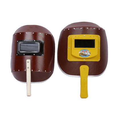 China Hot Sale Anti-glare Eyeguard Full Face Affordable Customized Handheld Flame Retardant Custom Welding Helmet for sale