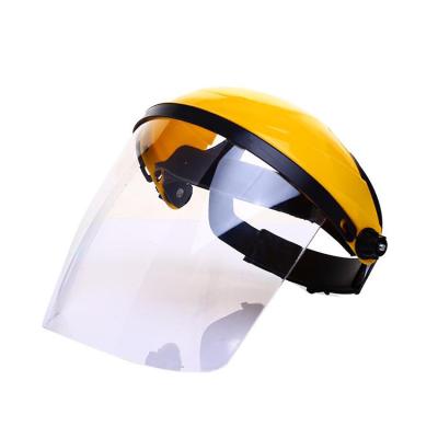 China Protection against the wind welding helmet with transparent and heat resistant protective safety helmet for sale