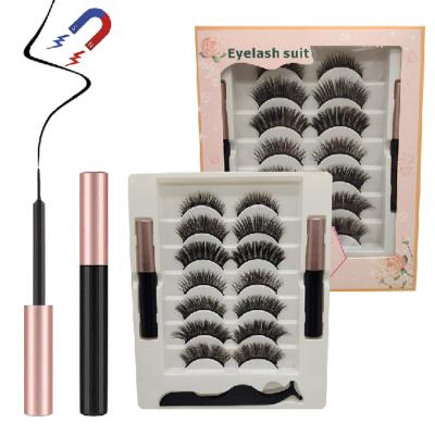 China Long 2021 3D New Slim Magnetic Tape Custom Wholesale Natural Lash Eyeliner Application for sale