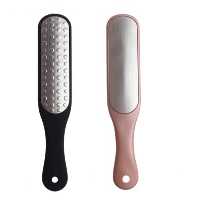 China ABS+Stainless Steel High Quality Double Sided Stainless Steel Foot Rasp Callus Remover Pedicure Foot File for sale