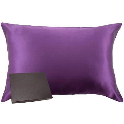 China Hot Selling 100% Anti-Static Mulberry Silk Pillowcase for Hair and Skin, 19 Momme Natural Real Silk Pillow Cases for Women Standard Size for sale