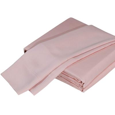 China Hotel Disposable Sheets Head Sheets 100% Bamboo Queen Size Sheet And Pillowcase Set Cooling 4-Piece Bedding Sets for sale