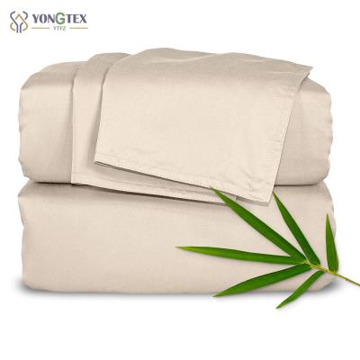 China 2021 New Hot Selling Disposable Bamboo Sheets Set 1800 Thread Count 16 Inch Deep Pockets Soft for sale