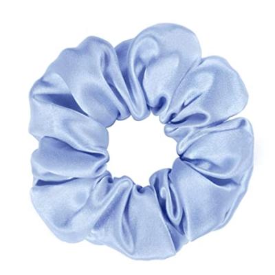 China Luxurious Silk Hair Scrunchies 100% Pure Soft Silk Hair Ties No Crease Scrunchies For Women Girls Thick Curly Hair for sale