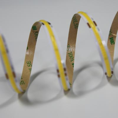 China Hotel 300 LED/M CRI 90RA 5MM 8MM PCB 2700K Uniform Light COB Led Light Strip for sale