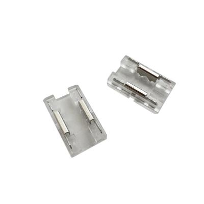 China 8mm 10mm led strip connector 2 pin solderless wire connector for cob led strip cob strip connector for sale