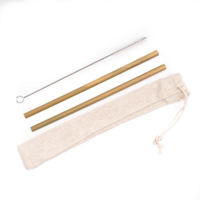 China Modren Customized Travel Natural Bamboo Drinking Straw For Party Wedding for sale