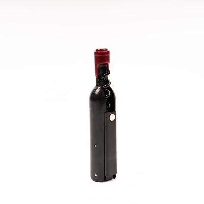 China Stainless Steel Vertical Lever Wine Bottle Opener Wine Corkscrew for sale