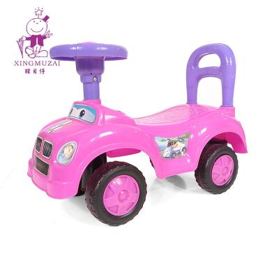 China Plastic Toddler Toy Kids Ride On Car Safe Cheap Slide Car With Hand Putter Children Portable Car for sale