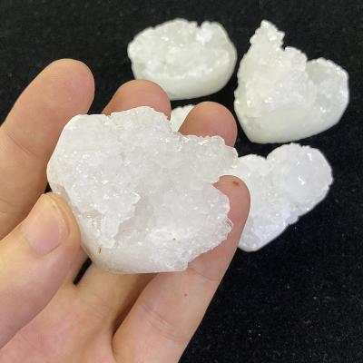 China Wholesale Natural White Irregular Shaped Minerals Africa Quartz Crafts Decorative Carving Crystal Clusters Healing for sale