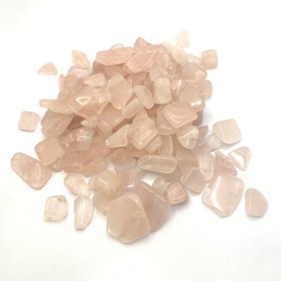 China Wholesale Carving Printing Rose Rose Quartz Tumbled Mineral Stone Crystal Gravel from China for sale