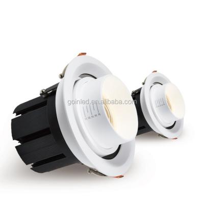 China 15 45 60 Degree Beam Angle Modern Adjustable Recessed Downlight 15w LED Spotlight With 95mm Cutout for sale