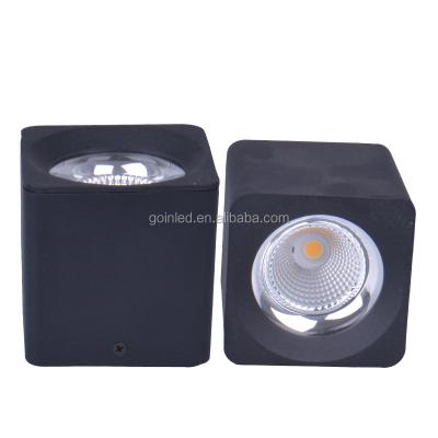 China Modern 5 Inch Height Aluminum Led Square COB Downlight Surface Mounted Design 35w for sale