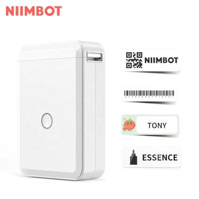 China Mini Niimbot D110 Handheld Label Printer Manufacturer Hot Selling Mobile Adhesive Barcode Tooth Label Sticker Printer Blue for sale