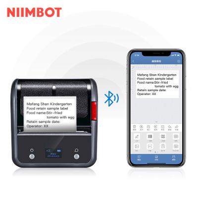 China 2021 Mini Label Maker Machine NiiMbot B3S Fit Handheld Waterproof Tearproof Label Printing Paper Desktop Tape Labeling Replacement for sale