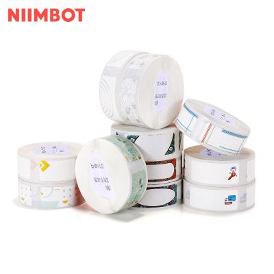 China Barcode Label Roll Paper Sticker White or Transparent Pure Colored Preprinted Customized Direct Thermal Waterproof Label Adhesive for sale