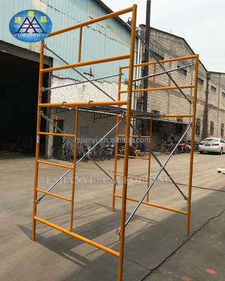 China European Traditional Safety Style Easy Step Ladder Building Construction Installation Frame Scaffolding for sale