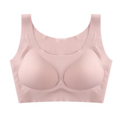 China Latex Seamless Underwear Brasvest Beauty Backless Seamless Exercise Bra Ladies for sale