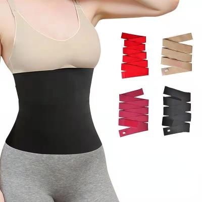 China Popularwister Antibacterial Trainerbelly Band Women's Fitness Waist Trainer Tight Yoga Length Belly Band for sale