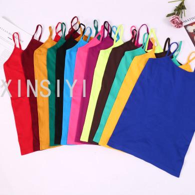 China Foreign Trade Hot Selling QUICK DRY Women's Camisole Seamless Vest Sixteen Colors Can Be Chosen for sale