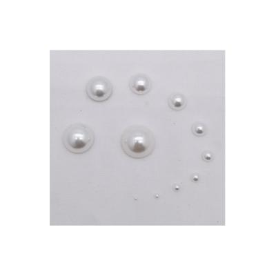 China DIY jewelry making high end jewelry accessories best price china making quality flat back half around colorful loose faux pearls ab half colored half for sale