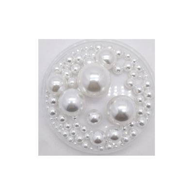 China DIY jewelry making high-end jewelry accessories china maker new imitated without holes flat back pearl imitation shiny high design beads for sale