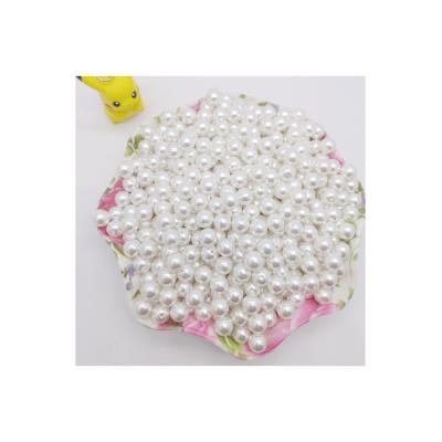 China DIY jewelry making craft china factory korean imitation pearls wholesale half color manual mixed hole imitation pearl diy imitation jewelry for sale